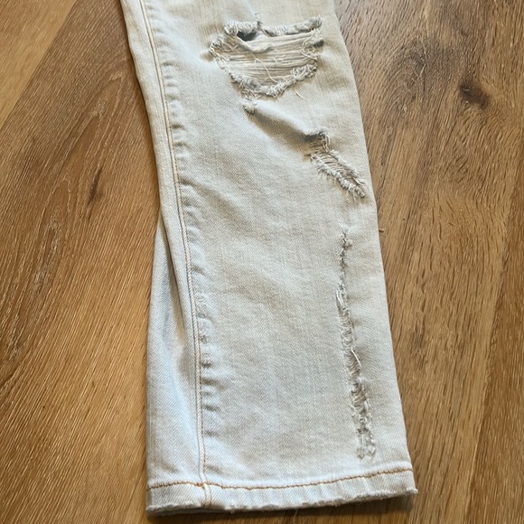 Current/Elliott The Fling Light Wash Distressed  Denim Jeans Size 25 - Picture 5 of 16